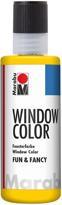 Marabu Window Color ''fun & fancy'' 80 ml gelb