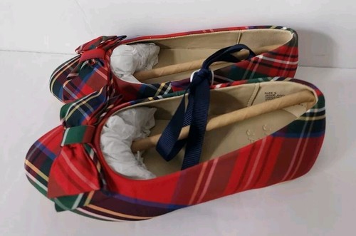 Janie And Jack tartan bow shoes Toddler Size 9 NWT - 第 12/17 張圖片