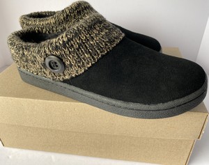 clarks women's knit collar clog slipper