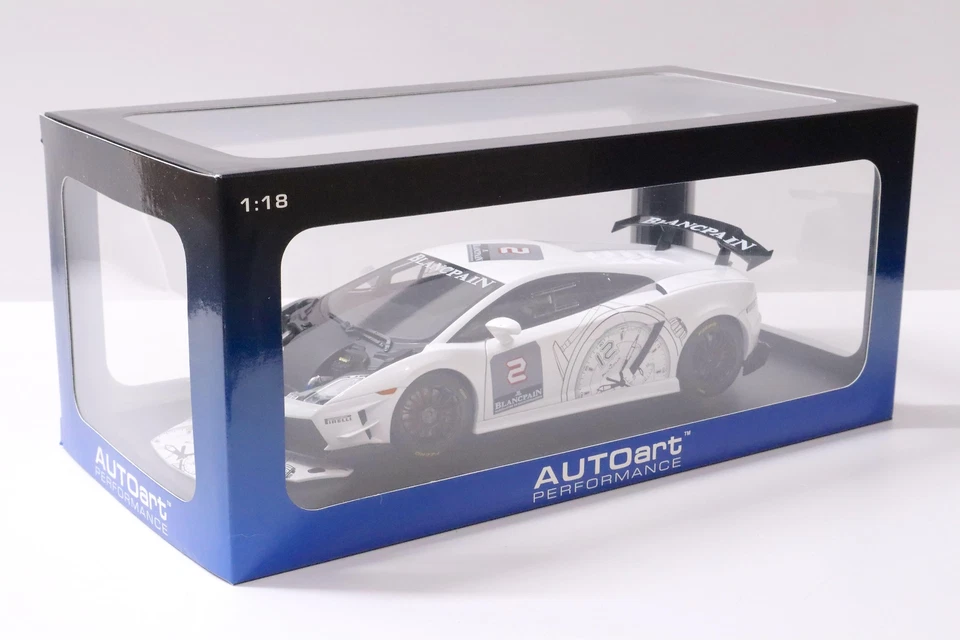 1:18 AUTOart Lamborghini Gallardo LP560-4 Eccellente Trofeo White/Blancpain #2 - Immagine 4 di 4