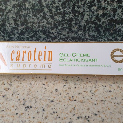 Carotein Gel Creme mit Karottenextrakten und Vitaminen 50g