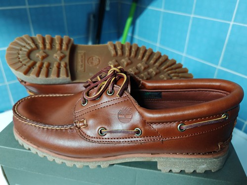 Timberland Authentics 3 Eye Classic Lug W/L Bootsschuhe Braun mit Karton Neu&OVP