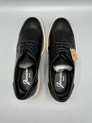 Jousen Men's Lace-Up Oxford Dress Shoes Black Size 7
