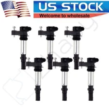 set of 6 Ignition Coil on Plug Pack For Buick Cadillac CTS STS SRX UF375