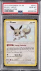 2019 POKEMON SUN & MOON HIDDEN FATES #SV41 EEVEE-HOLO PSA 10