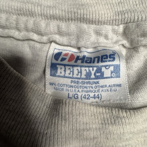 Vintage 1980s Single Stitched Cool As A Moose In Maine Hanes Tee Size L - Picture 5 of 6