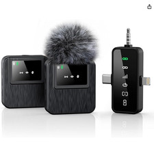 BAILIXIN 3-in-1 Mini Microphone for iPhone, Android, Camera