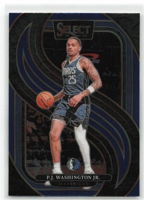 2024-25 Panini Select P.J. Washington Jr. Blue Premier Level #154
