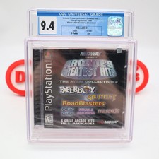 PS1 PlayStation 1 MIDWAY'S ARCADE'S GREATEST HITS 2 II CGC GRADED 9.4 A+ Sealed!