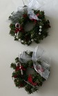 SMALL DECORATED CHRISTMAS WREATHS - MINIATURE DECOR — photo 2