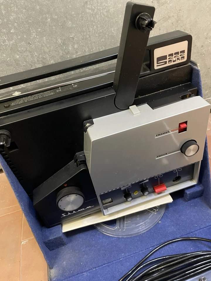 PROIETTORE  SILMA BAUER S 222  Super 8  SONORO + CUSTODIA VALIGIA + ALTOPARLANTE - Immagine 4 di 4