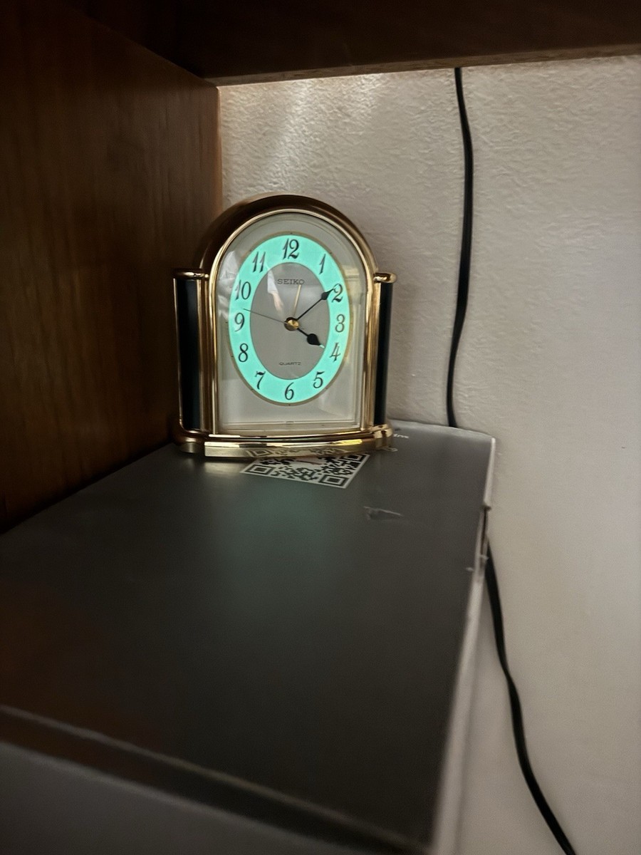Vintage Tochigi Tokei Seiko Mini Desk Alarm Clock QEJ402 | eBay