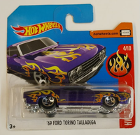 Hot Wheels Hw Flames ´69 Ford Torino Talladega 2017 DVB44 Neu&Ovp