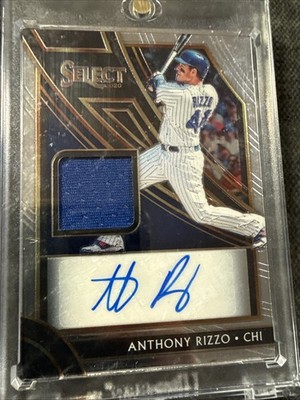 2020 Panini Select - Signature Materials Anthony Rizzo #SM-RZ /49 (AU, MEM)