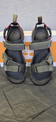 Timberland Garrison Trail Herren Backstrap Sandale 7,5. EU41,5 Grün UVP 95£ #Q314
