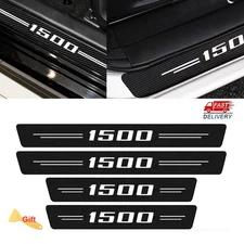 4Pcs For Ram 1500 Truck Cab Accessories Door Sill Plate Step Threshold Protector