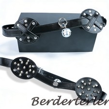 Breast Bondage Belt Harness With Bell Ring Bra Nipple Binder Strap Chest Leather