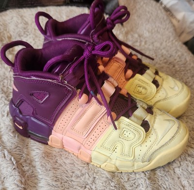 Nike Air More Uptempo Gs Lucky Charms Shoes AV8237-800 size 4y