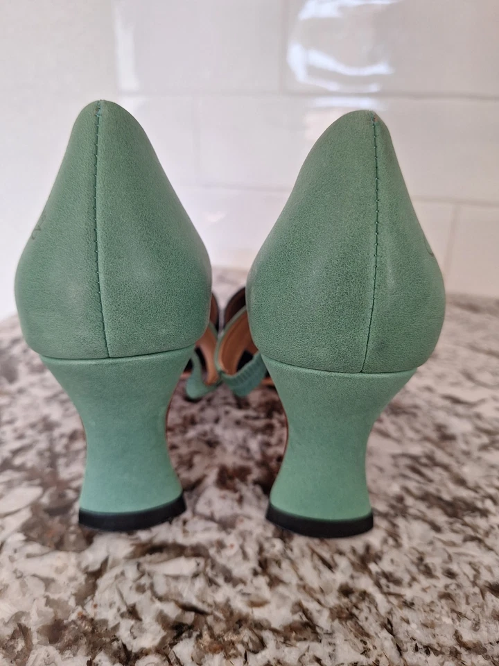 Zapatos de tacón negros John Fluevog sandalias talla 6,5 para mujer Foto 3 de 4