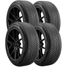 (QTY 4) 215/65R16 Nexen N'Blue 4 Season 2 102V XL Black Wall Tires
