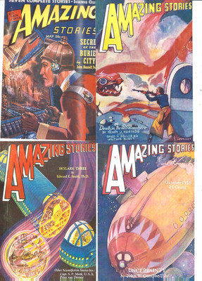 SCIENCE FICTION COMIC KUNSTWERK 4 POSTKARTEN TOLLE GESCHICHTEN