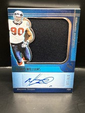 2025 Panini Silhouette Mario Williams Patch Auto 78/199 Jumbo Patch 🔥 Texans
