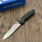 Benchmade Osborne/940 CPM-S30V Stainless Steel 3.4"Aluminum/Folding Knife Green