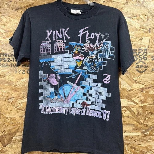 True Vintage Pink Floyd Concert T-Shirt Momentary Lapse 1980s vintage concert t-shirt, vintage, single stitch, B+ condition