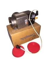 Varian L7281612 Nickel-Plated Aluminum NW63 Right Angle Block Valve 110/115 VAC