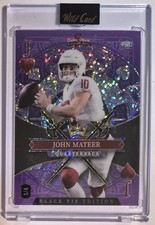 John Mateer /4 Oklahoma Sooners 2026 5 Card Draw Black Tie Wild Card