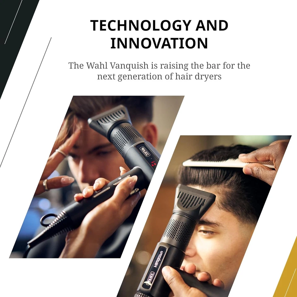 Wahl Professional Vanquish Hair Dryer Controlled Airflow Smoothtone Motor 4...  - Image 3 of 4