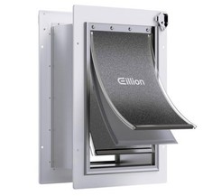 3-Flap Pet Door for Wall Dog Door for Wall Exterior, Large Doggie Door for Walls