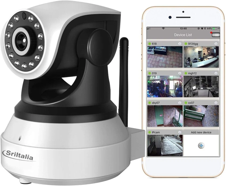 Sricam Italia SP017-S Telecamera di Sorveglianza IP Camera-HD 3MP Wireless Video - Immagine 2 di 3