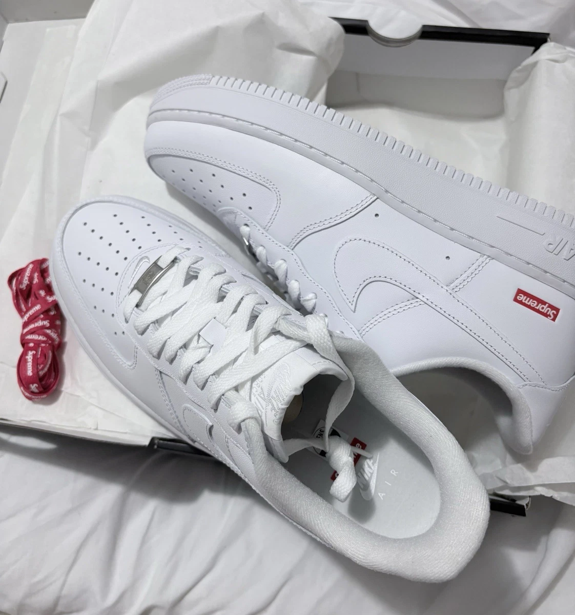 Las mejores ofertas en Nike Air Force 1 Supreme White | eBay