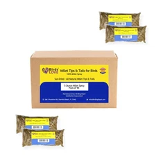 Birds LOVE Millet Tips & Tails for Birds - Parakeets, Cockatiels, Lovebirds,...