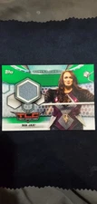 Nia Jax 2019 Topps WWE Women's Division Mat Relics green #MRNI 78/150