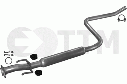 Silencieux Intermédiaire D'échappement Neuf Pour Toyota Carina II 2.0i - Fröschl - 2 Ans Garantie