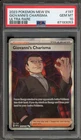 Pokemon Giovanni's Charisma 151 MEW EN Ultra Rare #197 PSA 10 Gem Mint
