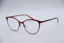 NEW INFACE TITANIUM IF 1477 COL. 4021 RED GUNMETAL AUTHENTIC EYEGLASSES 55-18