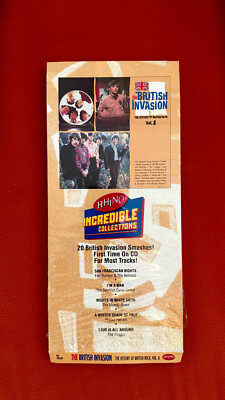 The British Invasion: Volume 8 (RHINO) CD Longbox ONLY ( EMPTY No Disc )