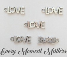 10 x Tibetan Silver LOVE WORDING LOVE 22x8mm Charms Pendant LIMITED STOCK