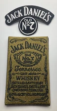 2 Jack Daniels Patches, Subdued Honor Our Military Camo Morale & Old No. 7