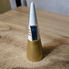 Made in India Sterling Silver Apatite Quartz Ring Size 5 NEW