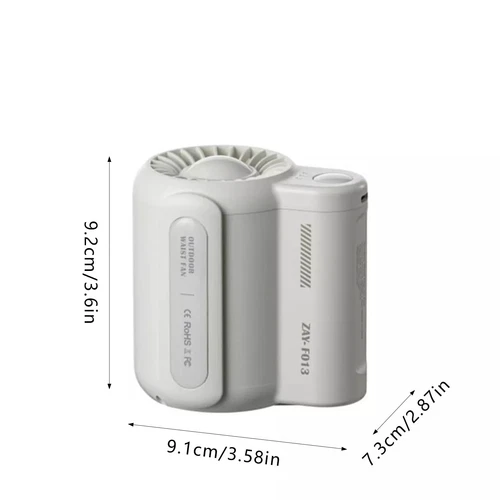 2024 Cool Clip Fan Under Shirt Cool Clip Waist Fan Clip-On Portable Air Cooler - Picture 16 of 22