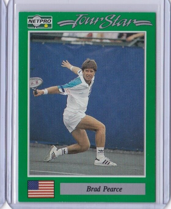 1991 NetPro Tour Stars Brad Pearce #34 Rookie RC TENNIS IDBB | eBay