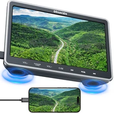 10.1" Portable DVD Player Car Headrest Screen HDMI USB SD Region Free AV-IN OUT