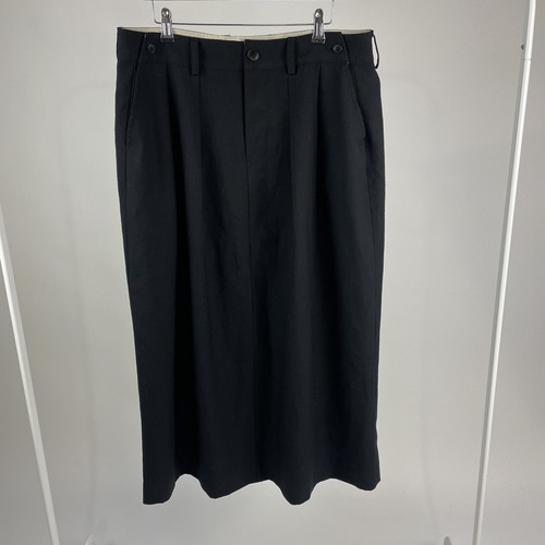 Gonna donna Y’s Yohji Yamamoto in lana nera taglia 3 media