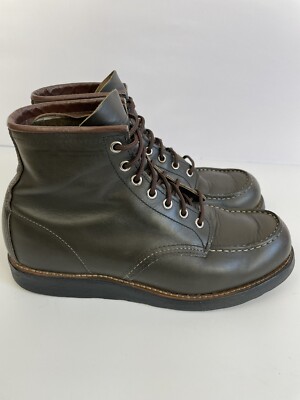 Red Wing Black Boots 8180 Made in USA Size 9 D | eBay