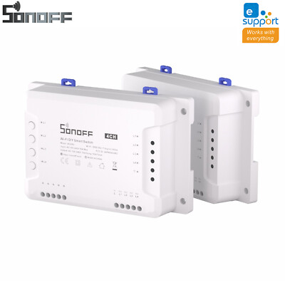 2Packs SONOFF 4CH PRO R3 WIFI WLAN Smart Schalter 4 Kanal Switch APP-Steuerung