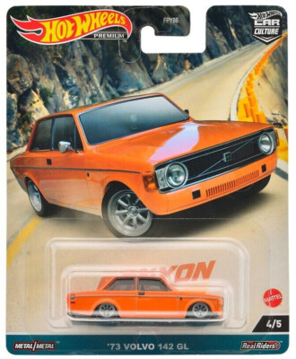 1973 Volvo 142 GL  orange *RR* Hot Wheels Premium CANYON WARRIORS 1:64